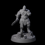 Furious Viking Berserker D Miniature for Dungeons and Dragons, Pathfinder or other TTRPGs