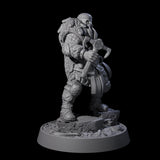 Furious Viking Berserker E Miniature for Dungeons and Dragons, Pathfinder or other TTRPGs