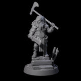 Furious Viking Berserker G Miniature for Dungeons and Dragons, Pathfinder or other TTRPGs