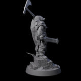Furious Viking Berserker G Miniature for Dungeons and Dragons, Pathfinder or other TTRPGs
