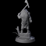 Furious Viking Berserker G Miniature for Dungeons and Dragons, Pathfinder or other TTRPGs