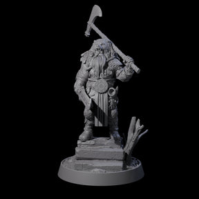 Furious Viking Berserker G Miniature for Dungeons and Dragons, Pathfinder or other TTRPGs