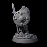 Furious Viking Berserker H Miniature for Dungeons and Dragons, Pathfinder or other TTRPGs