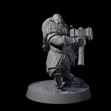 Furious Viking Berserker I Miniature for Dungeons and Dragons, Pathfinder or other TTRPGs