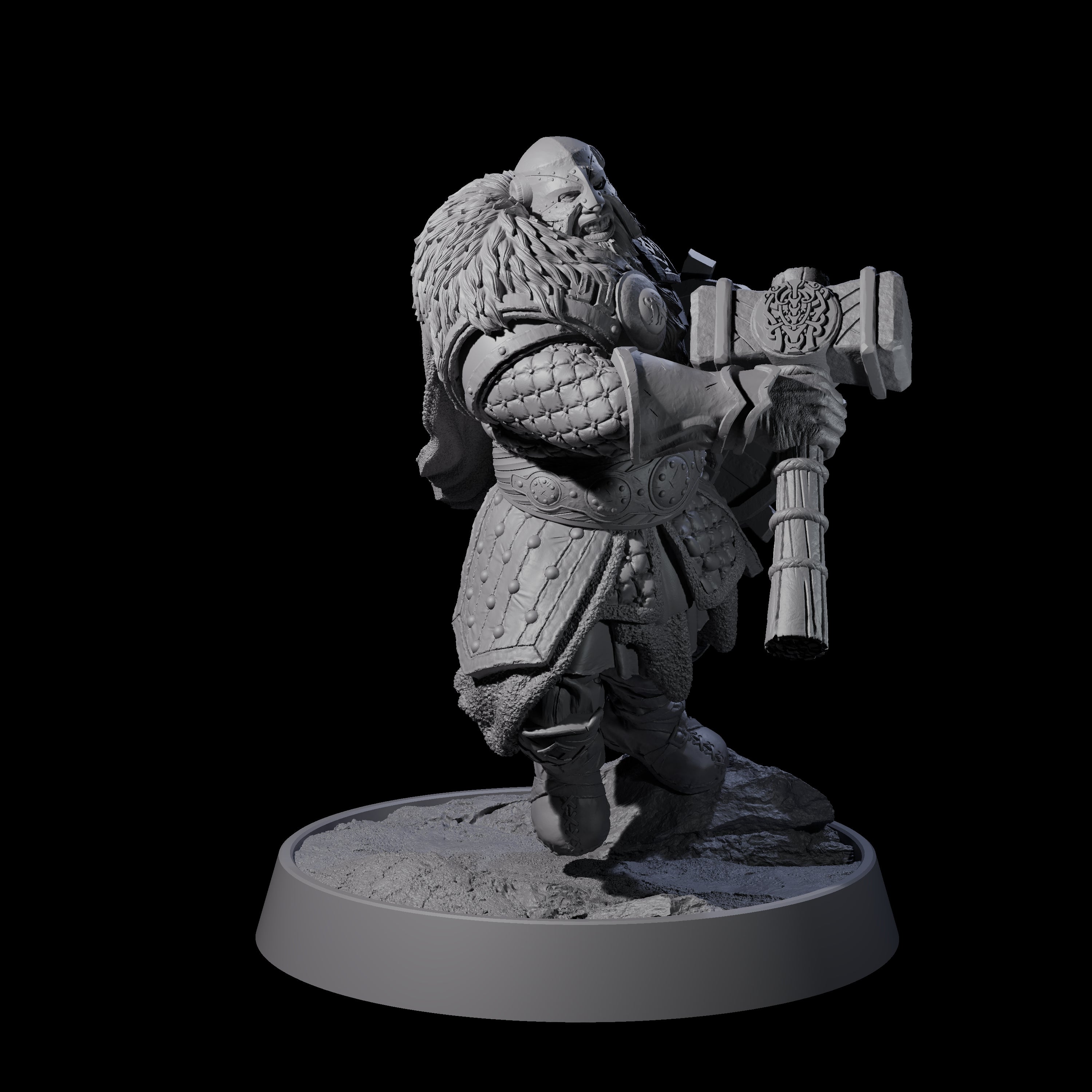 Furious Viking Berserker I Miniature for Dungeons and Dragons, Pathfinder or other TTRPGs