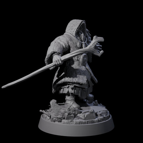 Furious Viking Berserker K Miniature for Dungeons and Dragons, Pathfinder or other TTRPGs