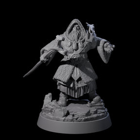 Furious Viking Berserker K Miniature for Dungeons and Dragons, Pathfinder or other TTRPGs