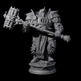 Furnace Powered Champion Miniature for Dungeons and Dragons, Pathfinder or other TTRPGs