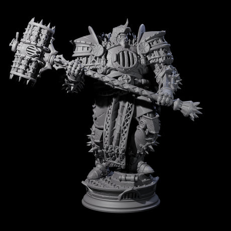 Furnace Powered Champion Miniature for Dungeons and Dragons, Pathfinder or other TTRPGs