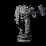 Furnace Powered Champion Miniature for Dungeons and Dragons, Pathfinder or other TTRPGs