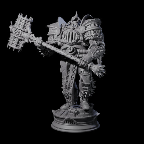 Furnace Powered Champion Miniature for Dungeons and Dragons, Pathfinder or other TTRPGs