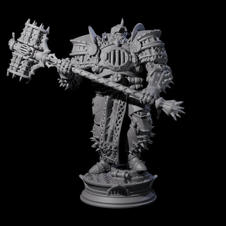 Furnace Powered Champion Miniature for Dungeons and Dragons, Pathfinder or other TTRPGs
