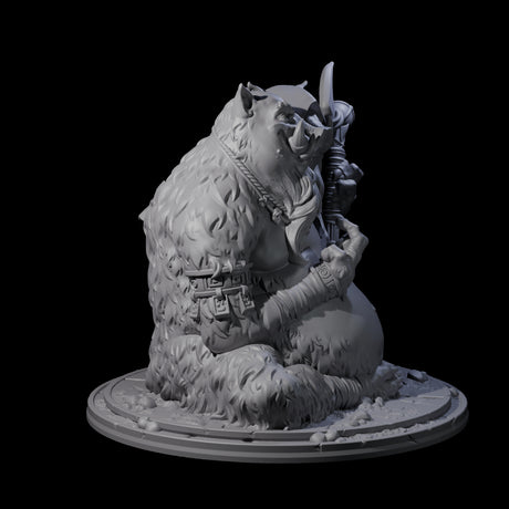 Future Seeing Boarman Oracle Miniature for Dungeons and Dragons, Pathfinder or other TTRPGs