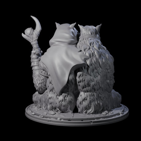 Future Seeing Boarman Oracle Miniature for Dungeons and Dragons, Pathfinder or other TTRPGs