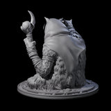 Future Seeing Boarman Oracle Miniature for Dungeons and Dragons, Pathfinder or other TTRPGs