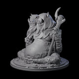 Future Seeing Boarman Oracle Miniature for Dungeons and Dragons, Pathfinder or other TTRPGs