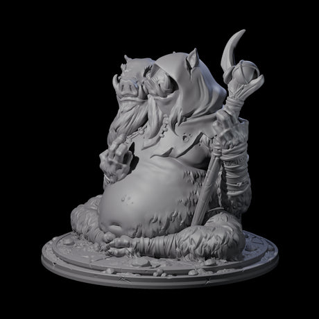 Future Seeing Boarman Oracle Miniature for Dungeons and Dragons, Pathfinder or other TTRPGs