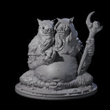 Future Seeing Boarman Oracle Miniature for Dungeons and Dragons, Pathfinder or other TTRPGs