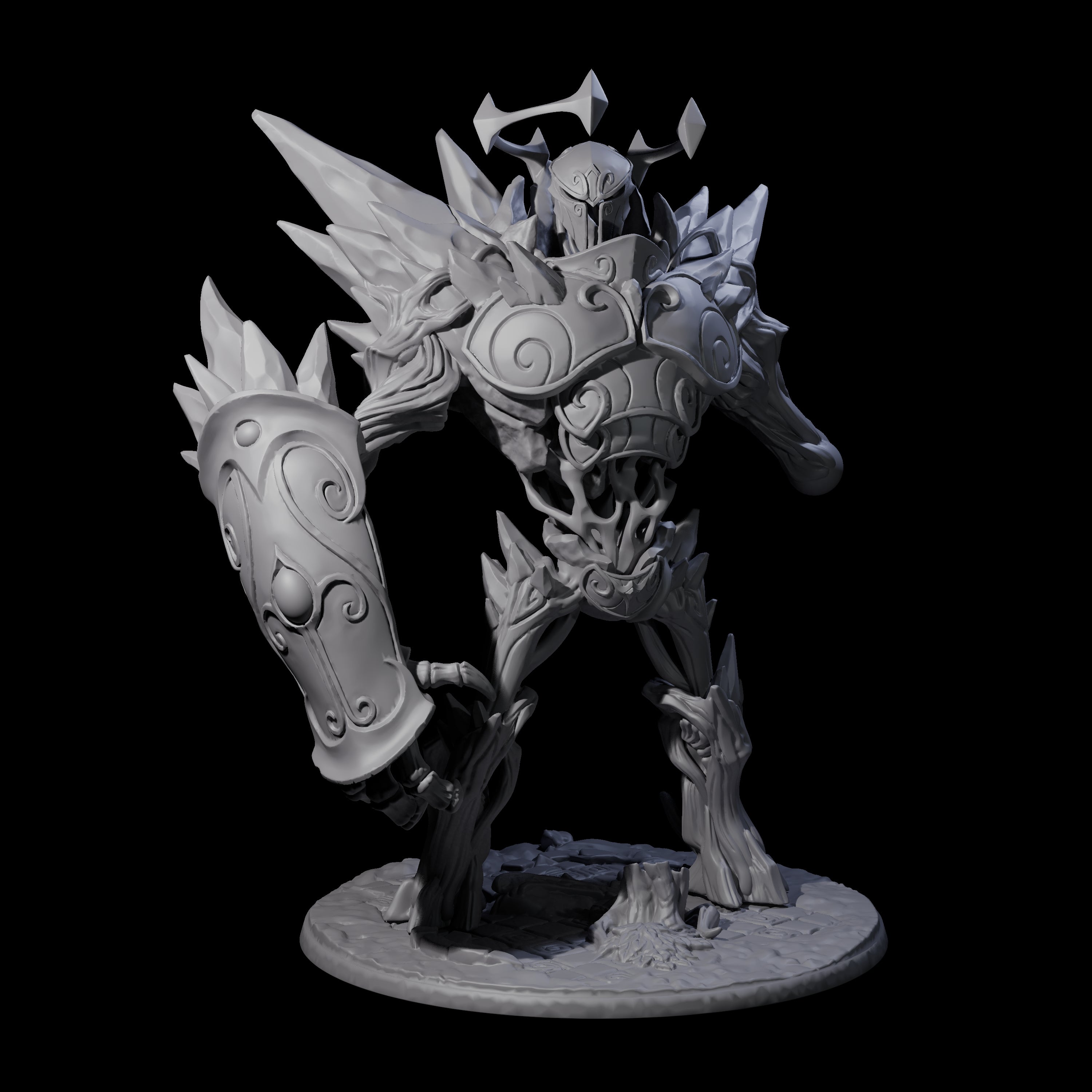 Galant Bastion Archon Miniature for Dungeons and Dragons, Pathfinder or other TTRPGs