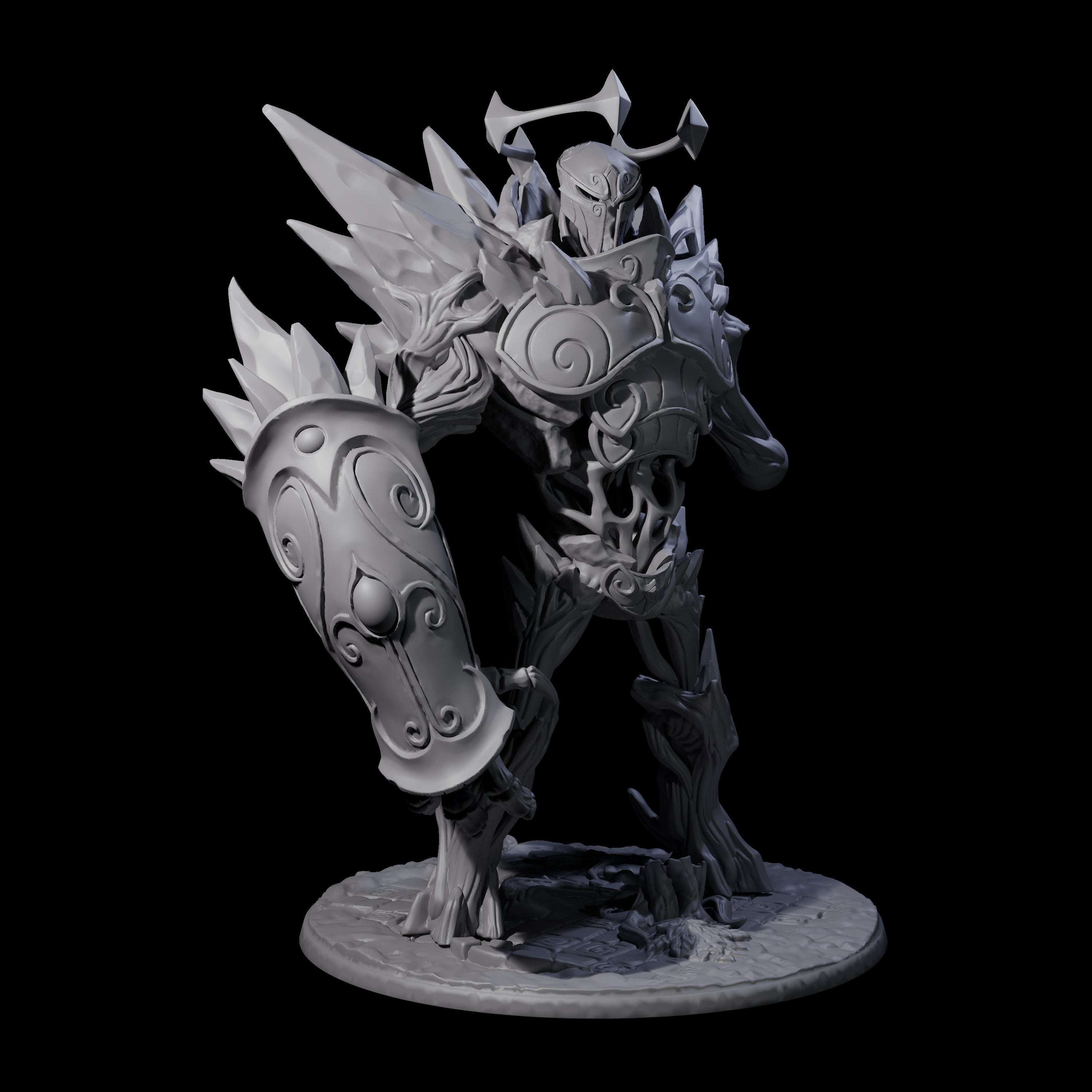 Galant Bastion Archon Miniature for Dungeons and Dragons, Pathfinder or other TTRPGs