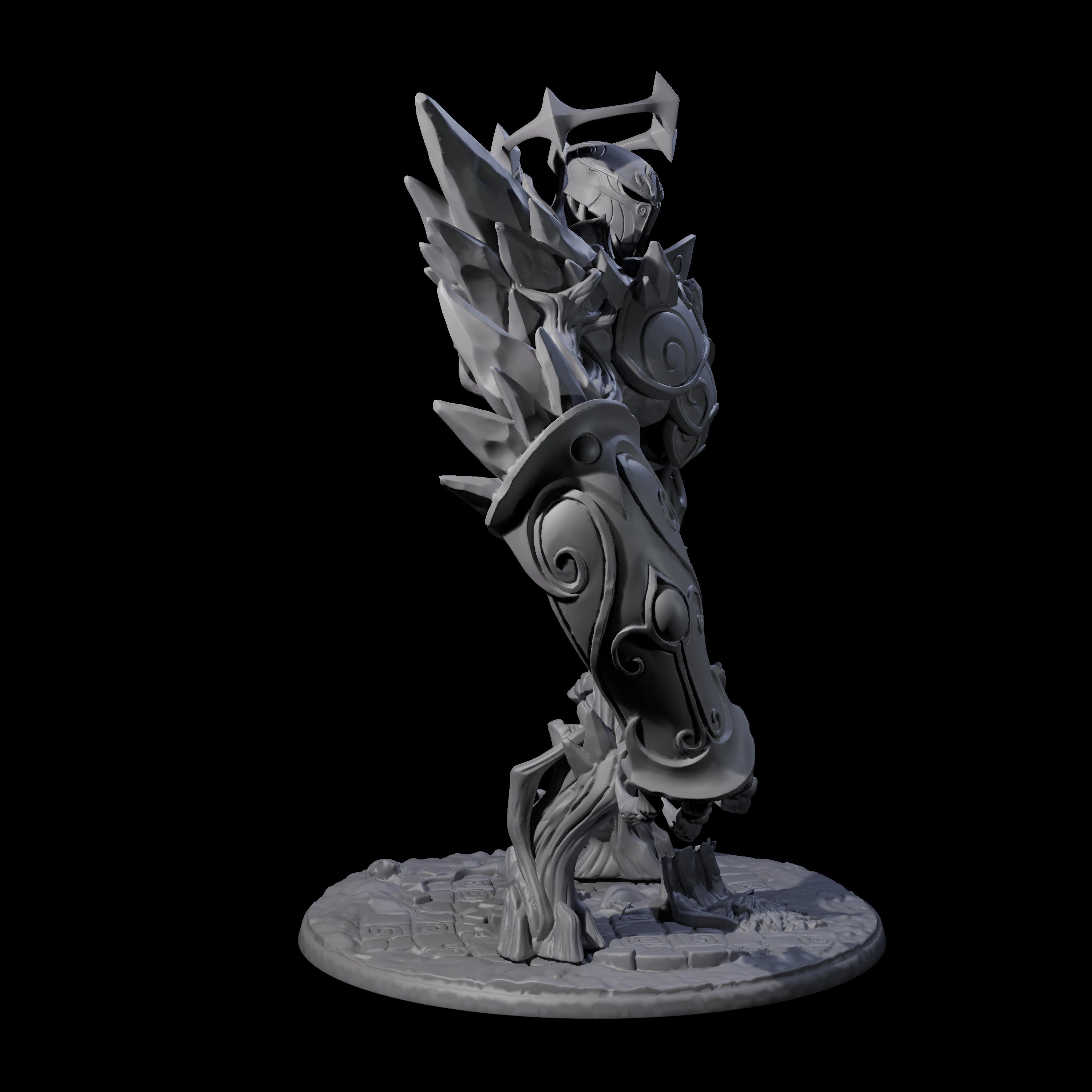 Galant Bastion Archon Miniature for Dungeons and Dragons, Pathfinder or other TTRPGs