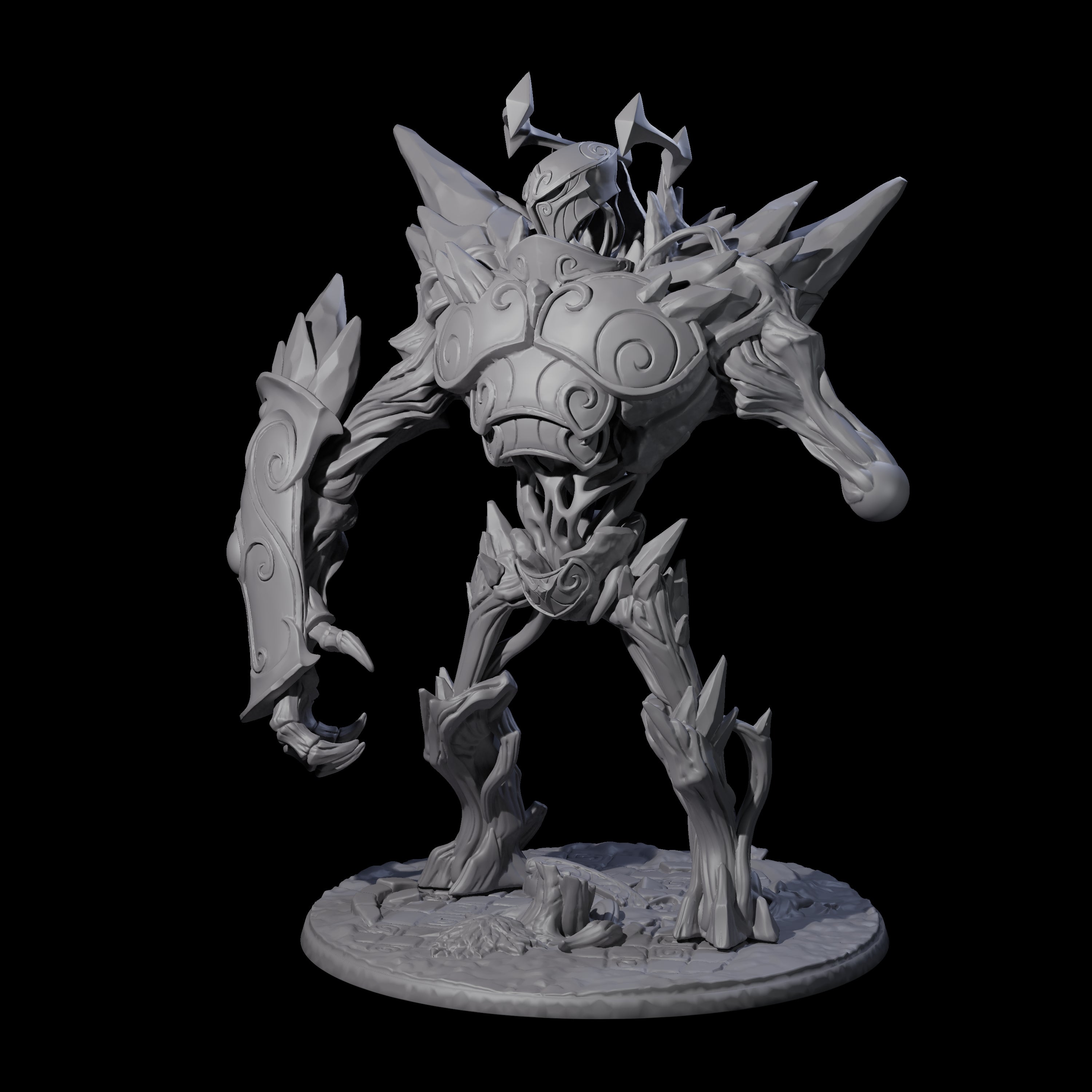 Galant Bastion Archon Miniature for Dungeons and Dragons, Pathfinder or other TTRPGs