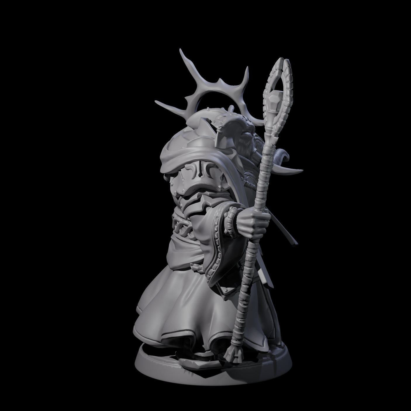 Galant Loxodon Cleric Miniature for Dungeons and Dragons, Pathfinder or other TTRPGs