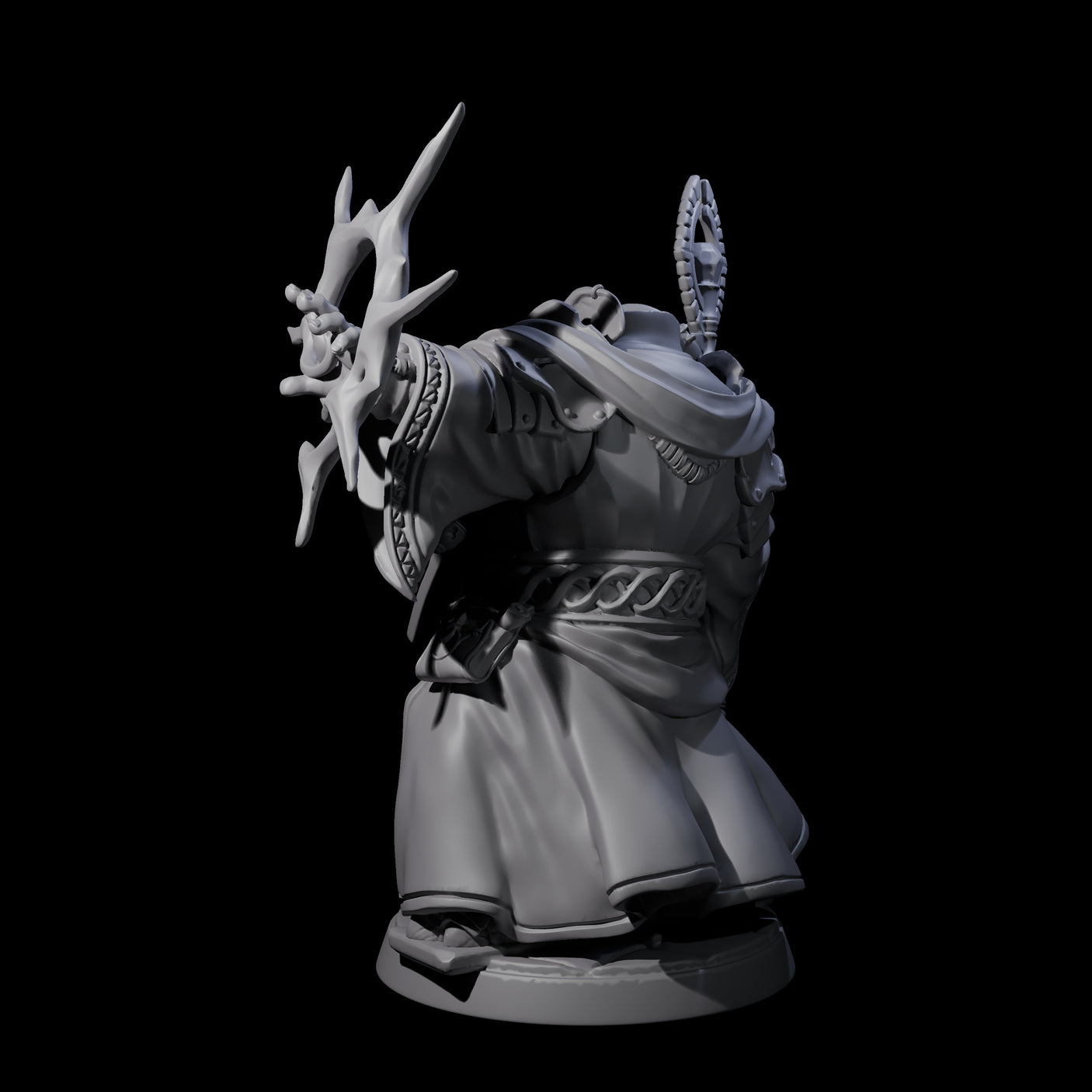 Galant Loxodon Cleric Miniature for Dungeons and Dragons, Pathfinder or other TTRPGs