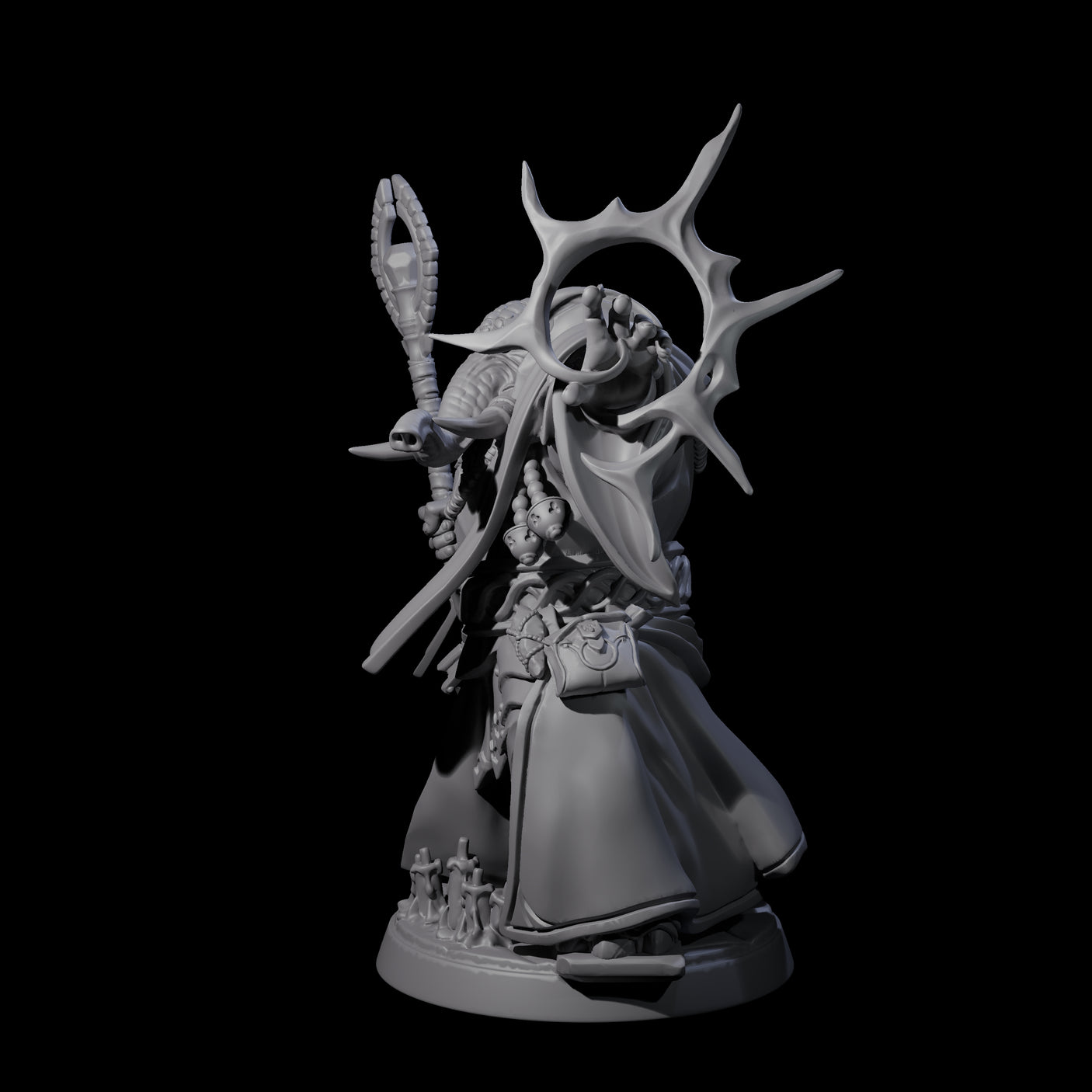 Galant Loxodon Cleric Miniature for Dungeons and Dragons, Pathfinder or other TTRPGs