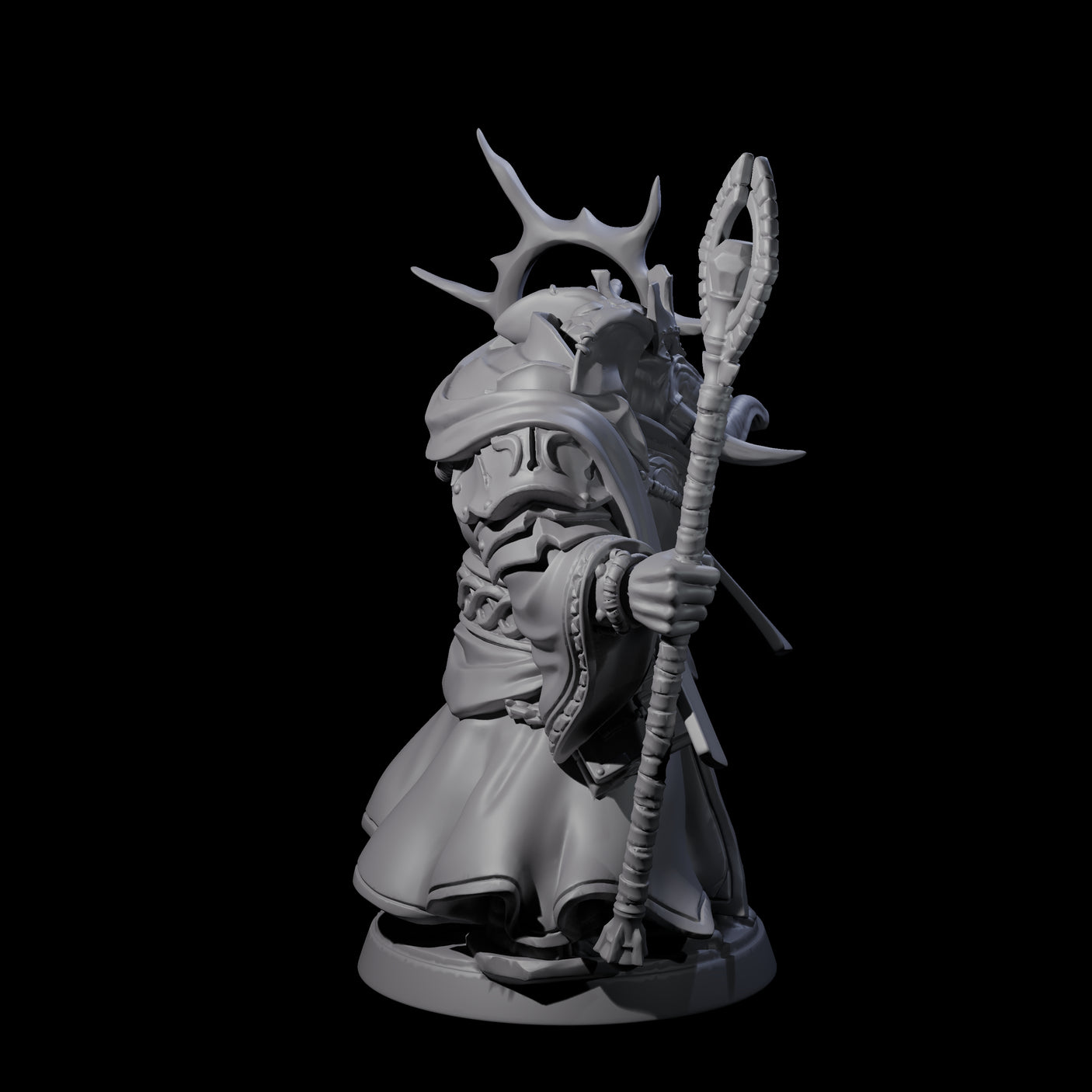 Galant Loxodon Cleric Miniature for Dungeons and Dragons, Pathfinder or other TTRPGs