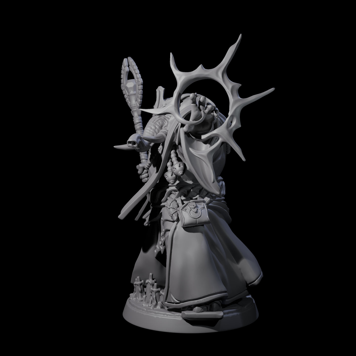 Galant Loxodon Cleric Miniature for Dungeons and Dragons, Pathfinder or other TTRPGs