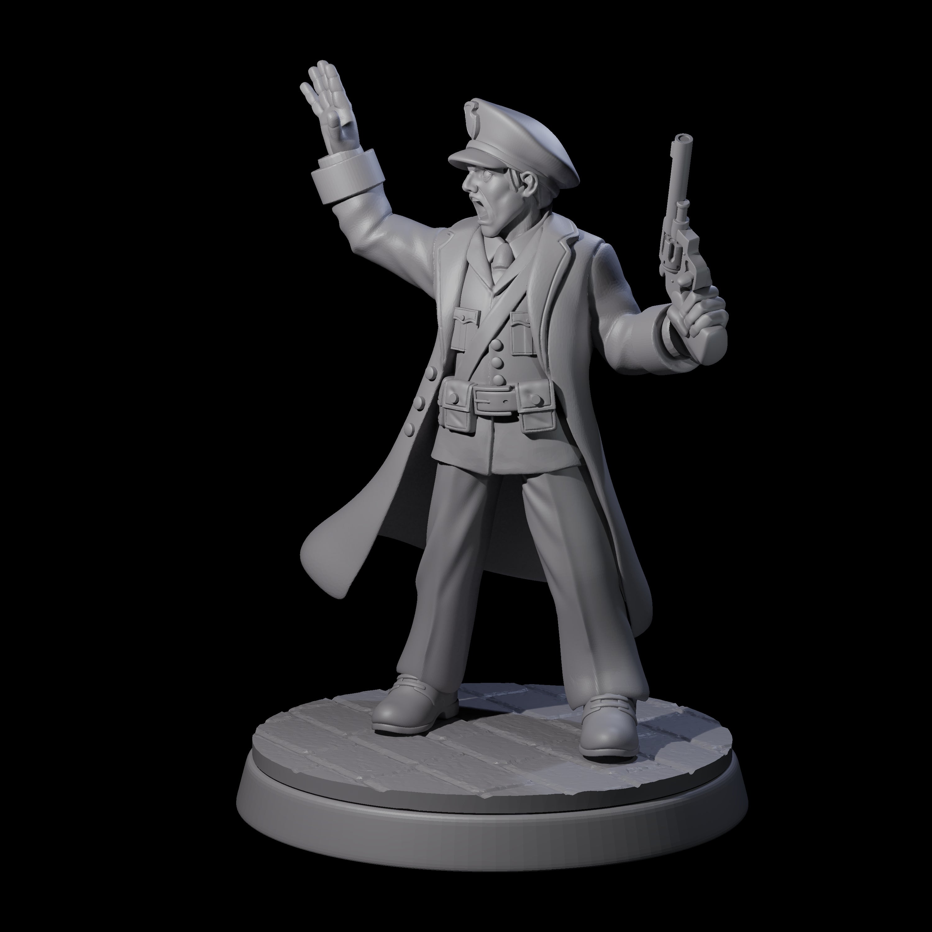 Galant Policeman A Miniature for Dungeons and Dragons, Pathfinder or other TTRPGs