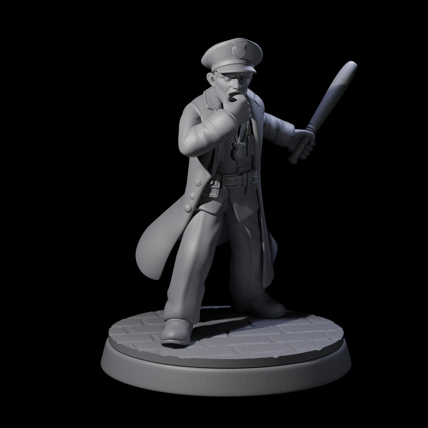 Galant Policeman B Miniature for Dungeons and Dragons, Pathfinder or other TTRPGs