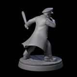 Galant Policeman B Miniature for Dungeons and Dragons, Pathfinder or other TTRPGs