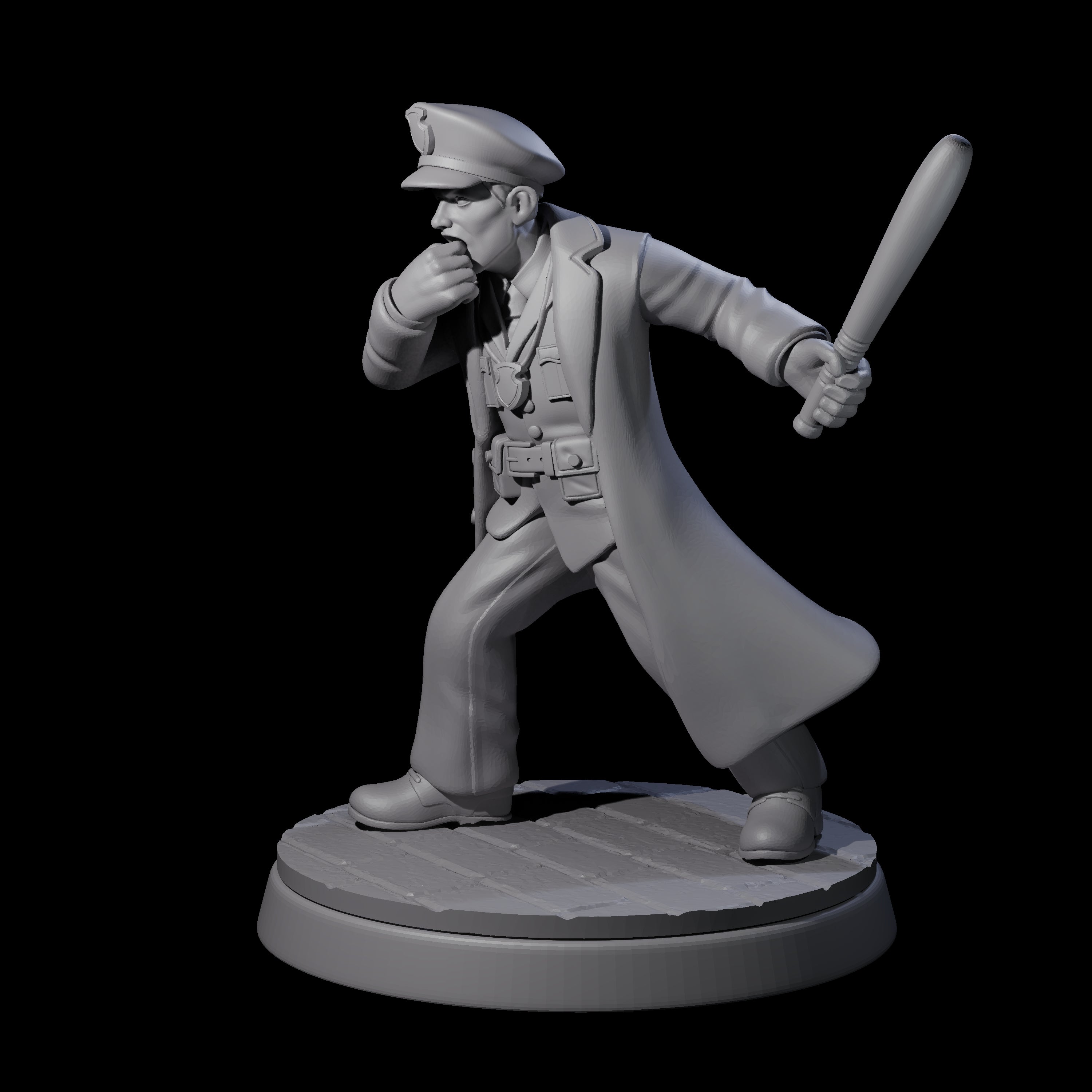 Galant Policeman B Miniature for Dungeons and Dragons, Pathfinder or other TTRPGs