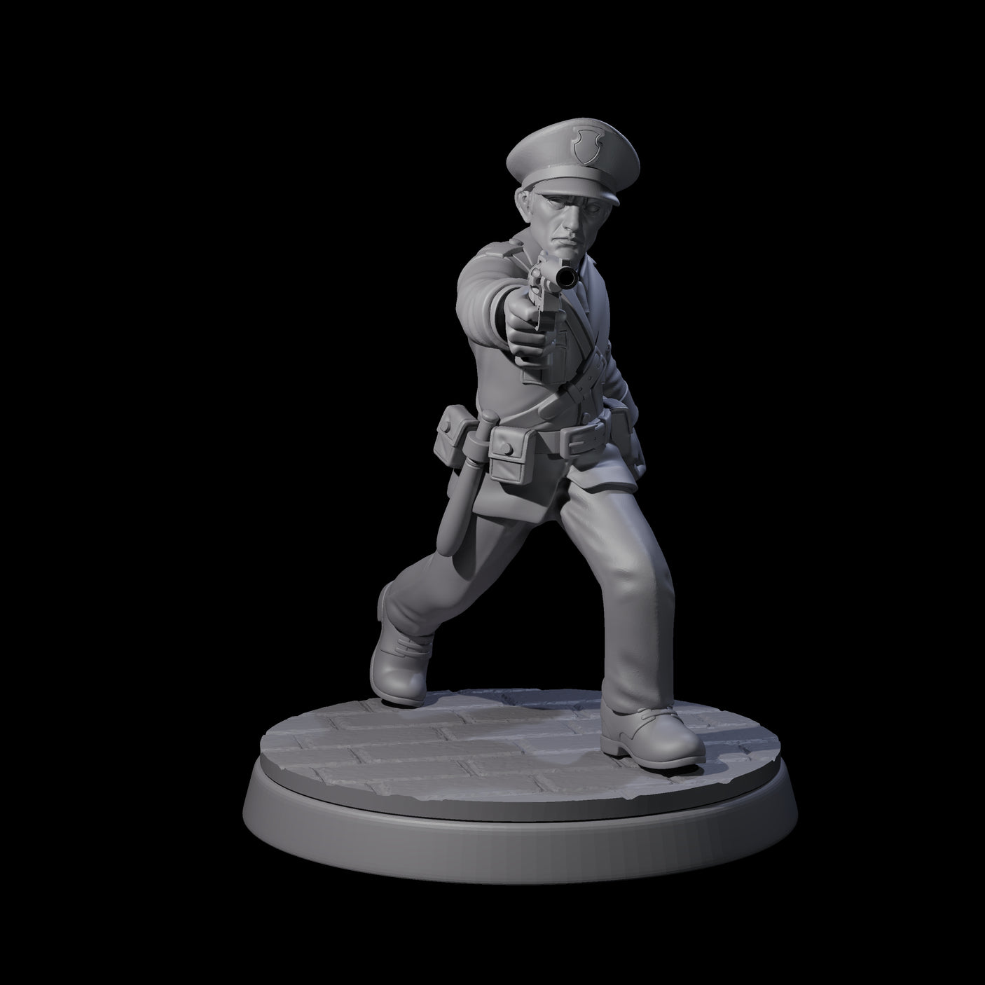 Galant Policeman D Miniature for Dungeons and Dragons, Pathfinder or other TTRPGs