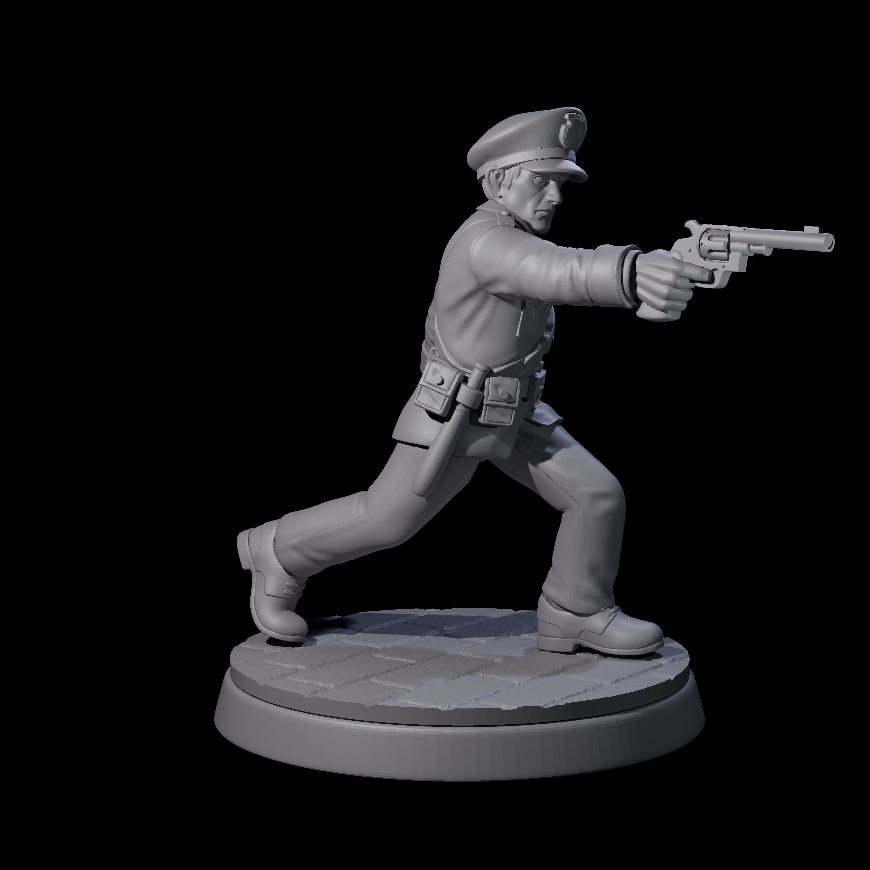 Galant Policeman D Miniature for Dungeons and Dragons, Pathfinder or other TTRPGs