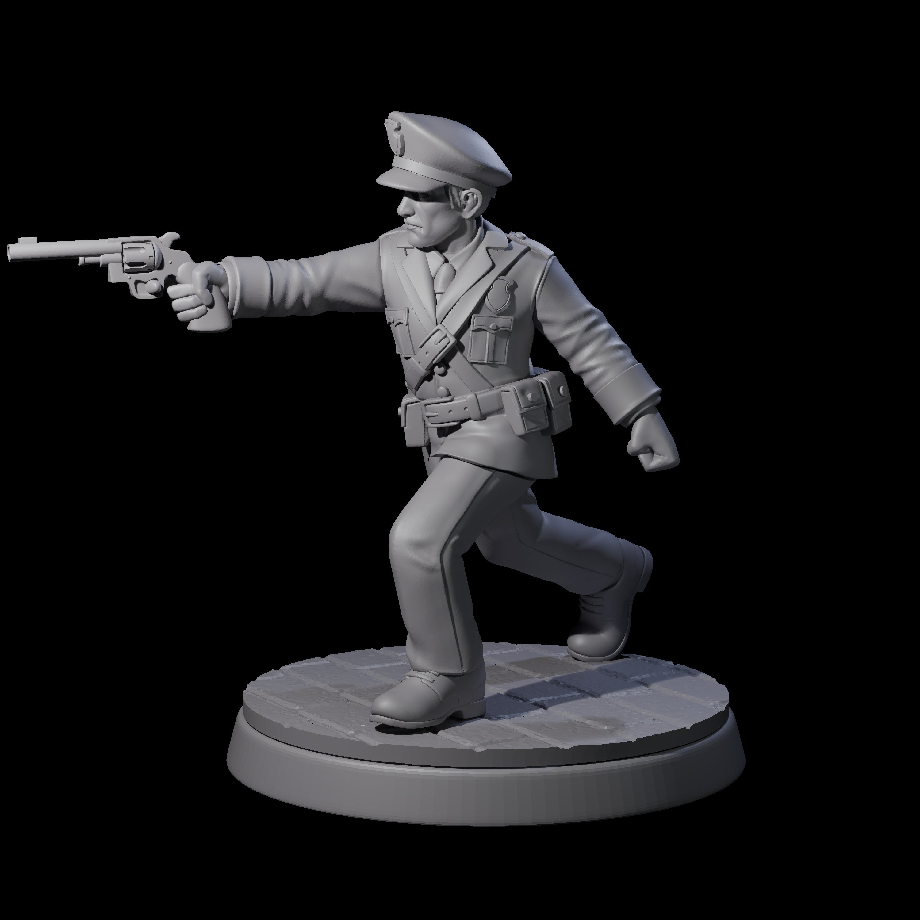 Galant Policeman D Miniature for Dungeons and Dragons, Pathfinder or other TTRPGs