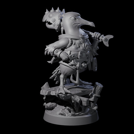 Galant Seagull Kenku Miniature for Dungeons and Dragons, Pathfinder or other TTRPGs