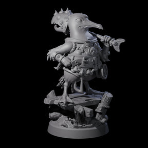 Galant Seagull Kenku Miniature for Dungeons and Dragons, Pathfinder or other TTRPGs