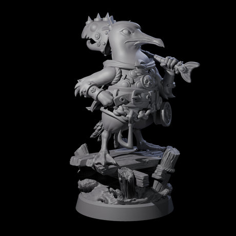 Galant Seagull Kenku Miniature for Dungeons and Dragons, Pathfinder or other TTRPGs