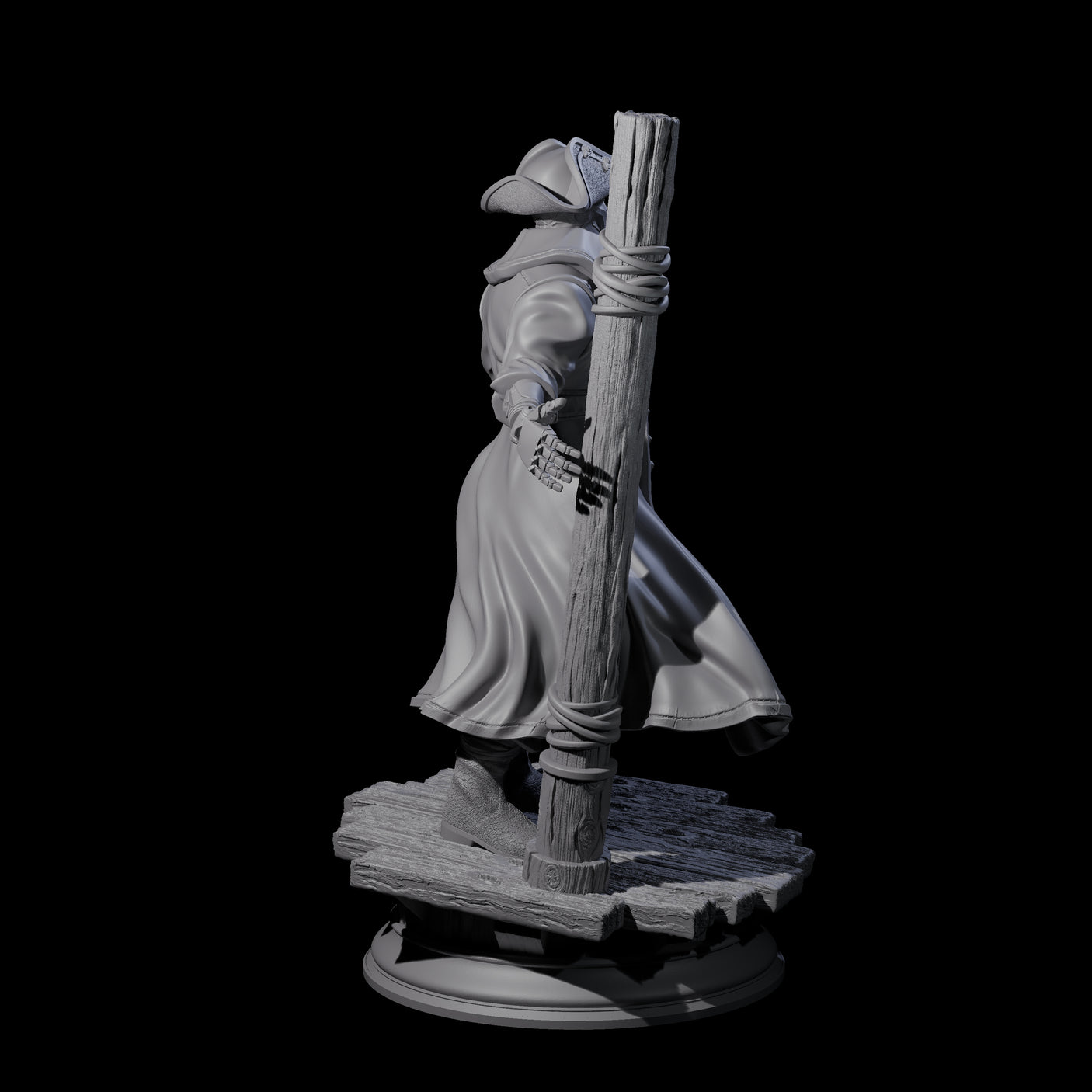 Galant Warforged Pirate Miniature for Dungeons and Dragons, Pathfinder or other TTRPGs
