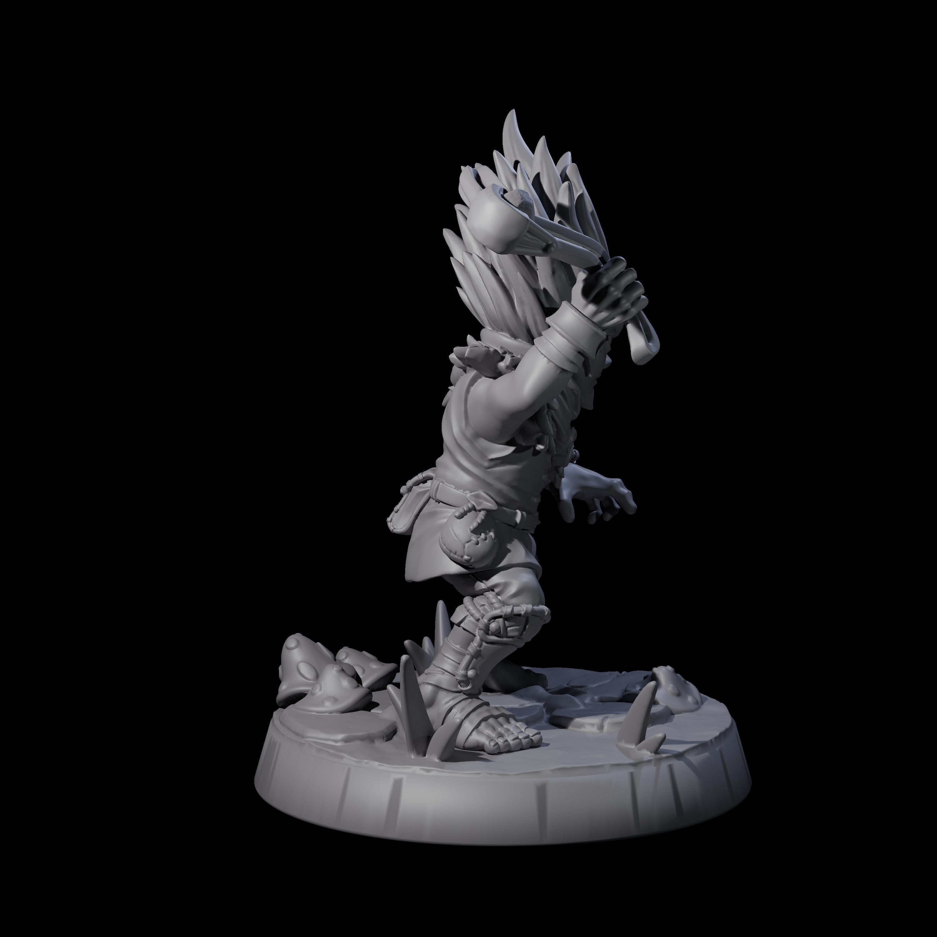 Galavanting Forest Halfling A Miniature for Dungeons and Dragons, Pathfinder or other TTRPGs