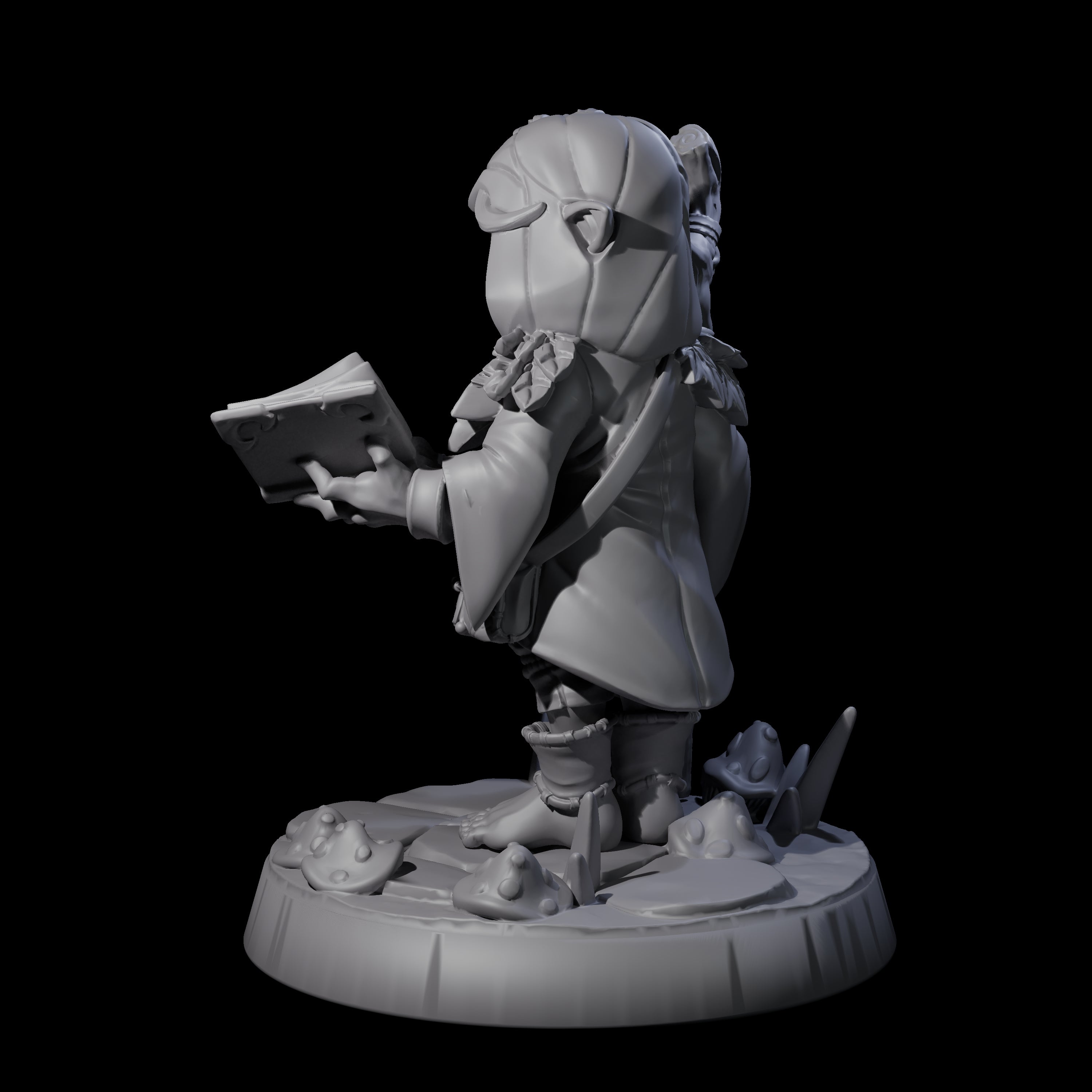 Galavanting Forest Halfling B Miniature for Dungeons and Dragons, Pathfinder or other TTRPGs