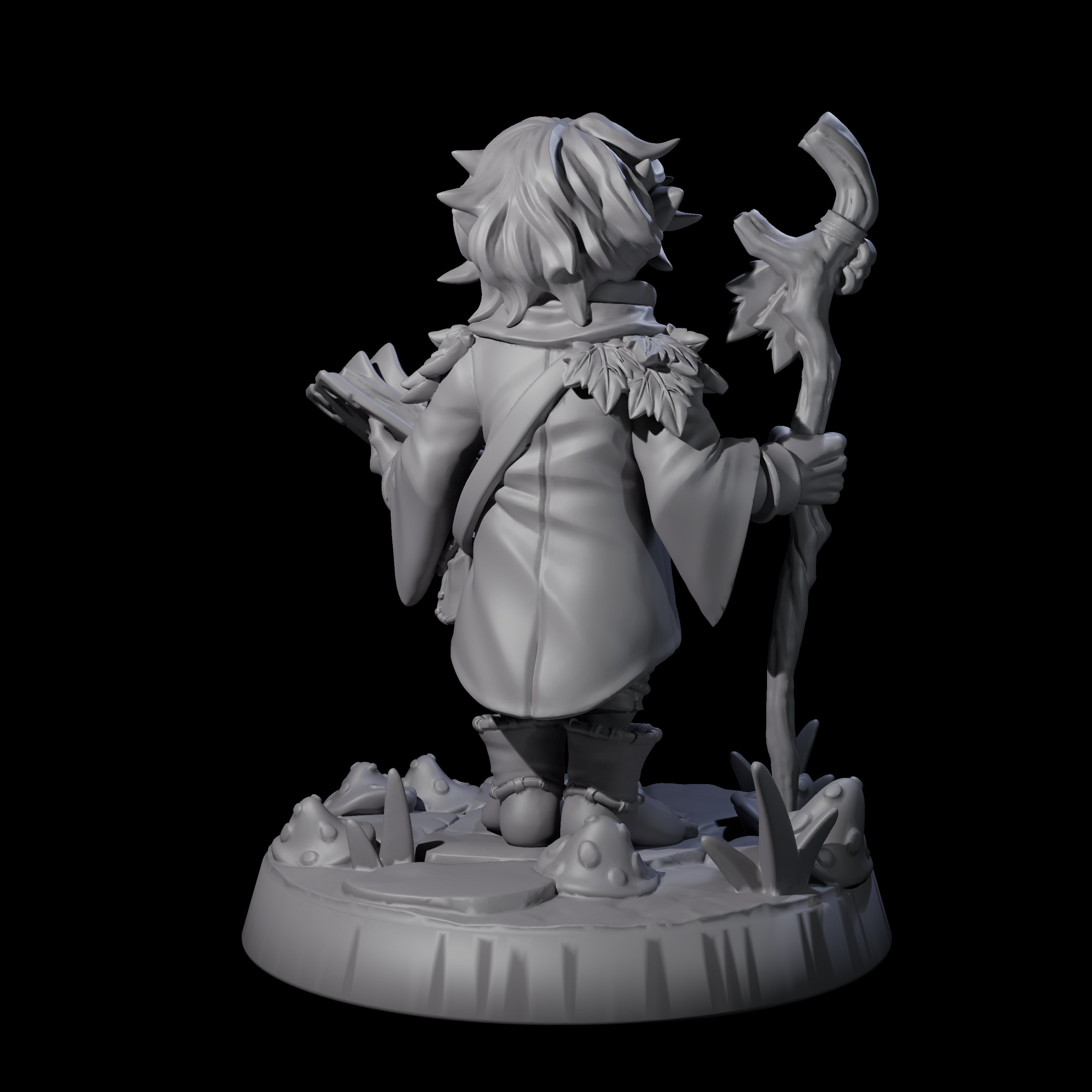 Galavanting Forest Halfling B Miniature for Dungeons and Dragons, Pathfinder or other TTRPGs