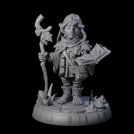 Galavanting Forest Halfling B Miniature for Dungeons and Dragons, Pathfinder or other TTRPGs