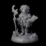 Galavanting Forest Halfling B Miniature for Dungeons and Dragons, Pathfinder or other TTRPGs
