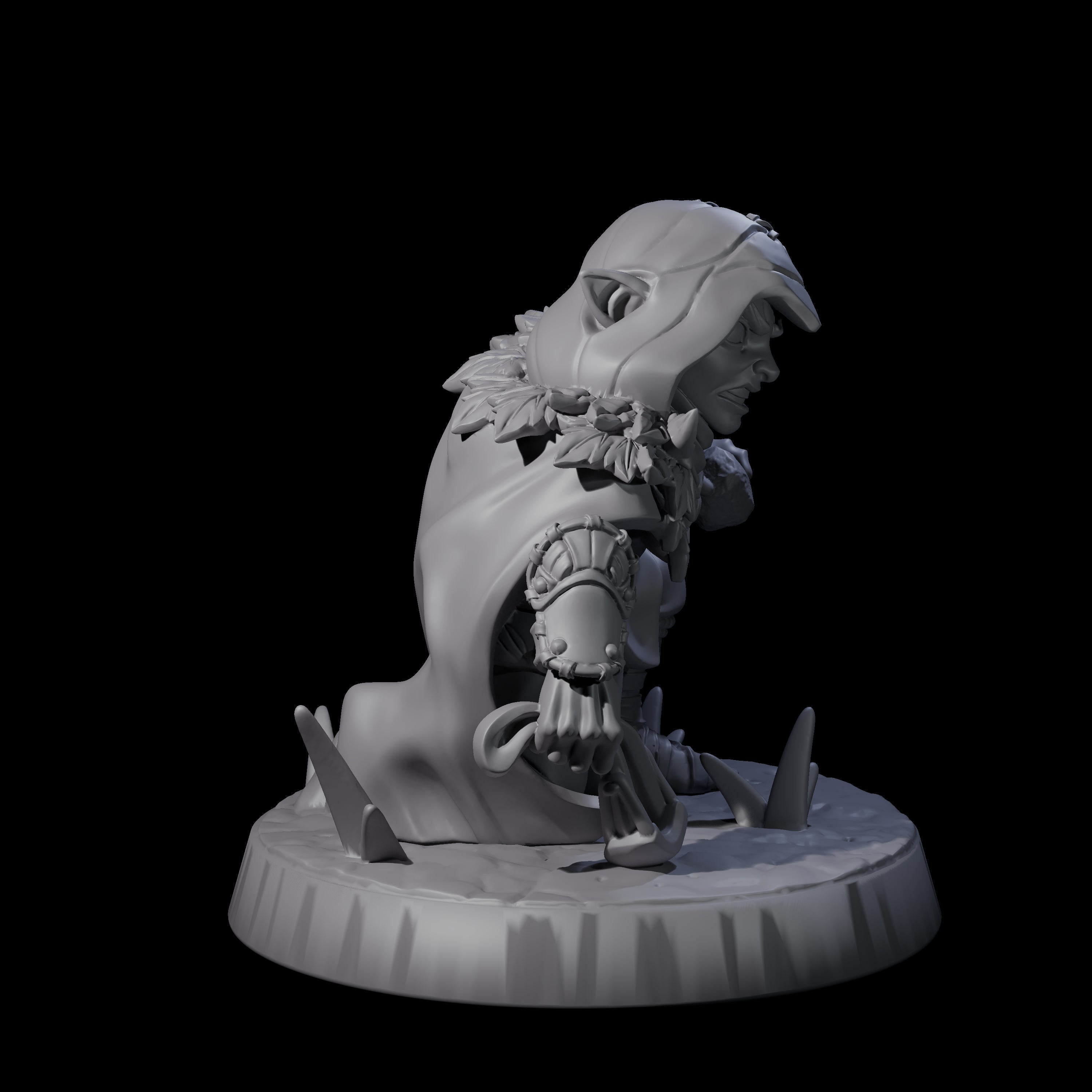 Galavanting Forest Halfling C Miniature for Dungeons and Dragons, Pathfinder or other TTRPGs