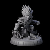 Galavanting Forest Halfling C Miniature for Dungeons and Dragons, Pathfinder or other TTRPGs