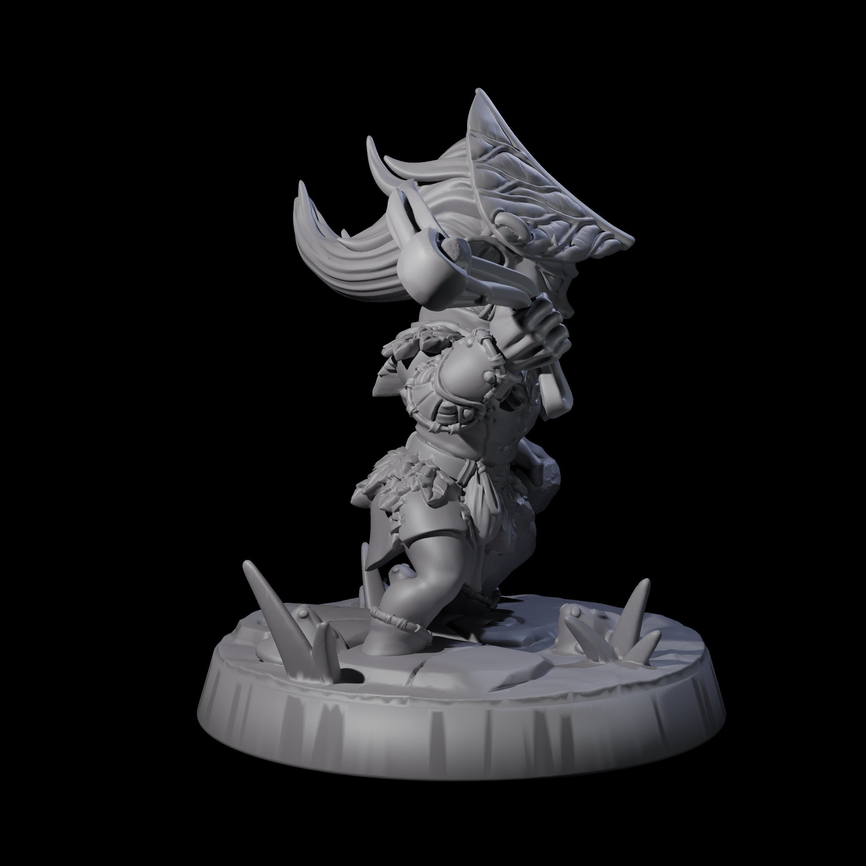 Galavanting Forest Halfling D Miniature for Dungeons and Dragons, Pathfinder or other TTRPGs